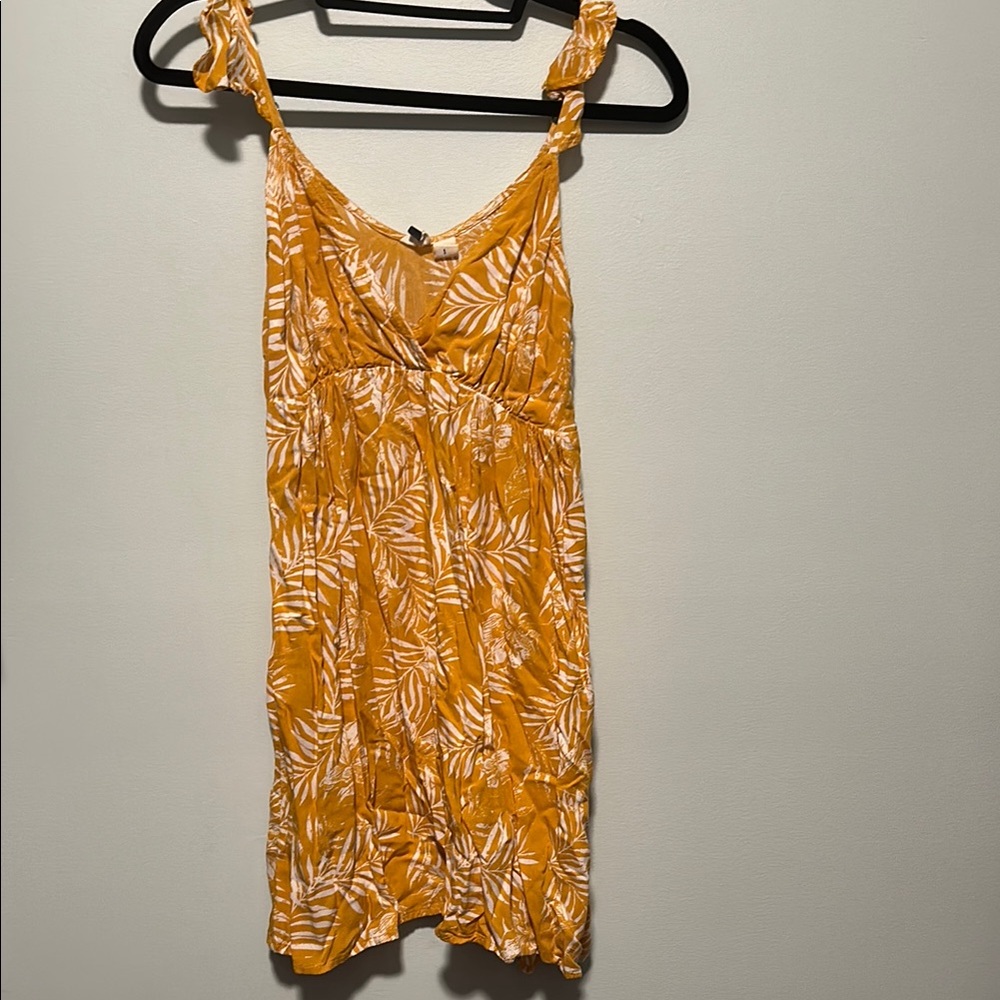 Yellow Roxy Floral Sundress